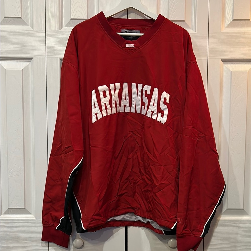 Vintage Champion Arkansas Pullover Windbreaker